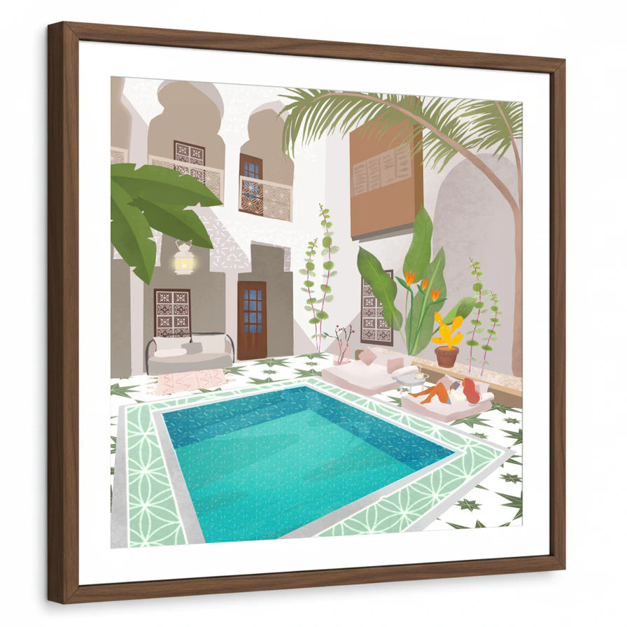 framed-print-brown-walnut-matted