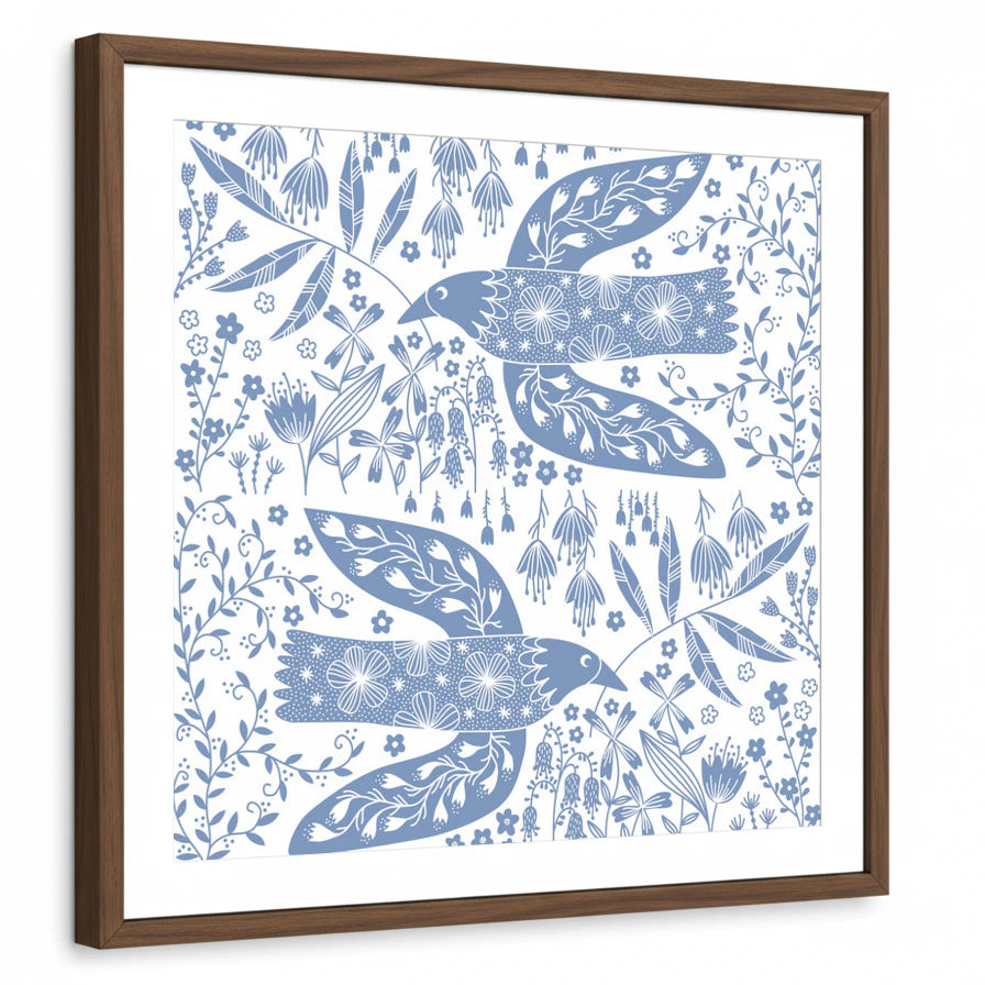 framed-print-brown-walnut-matted