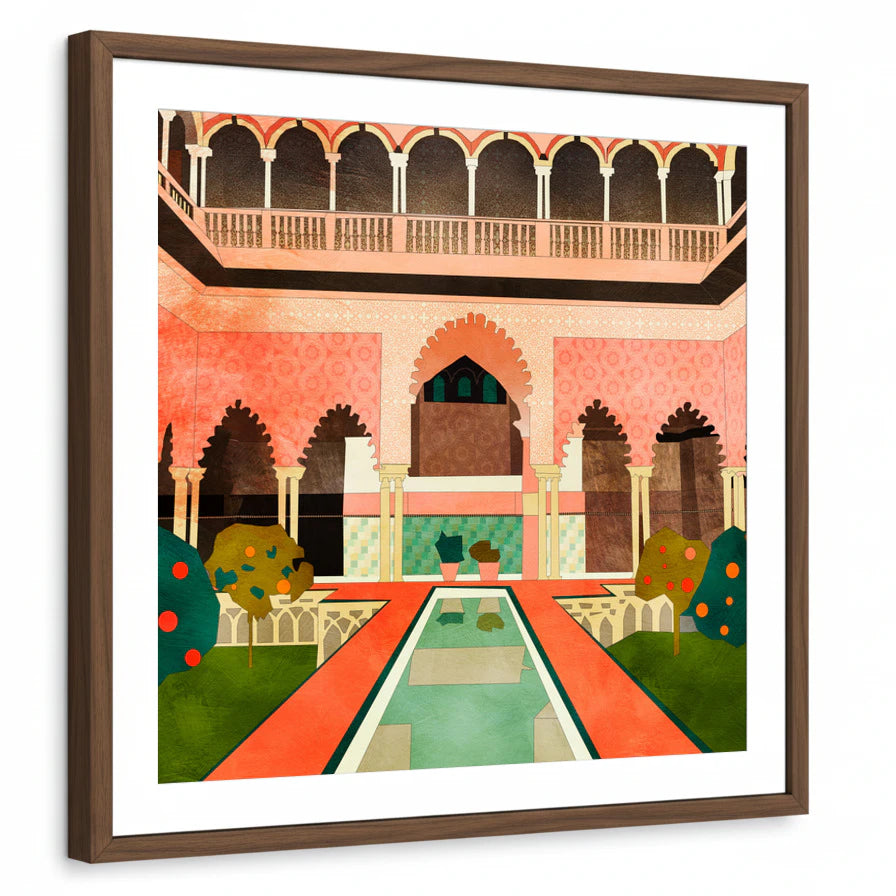 framed-print-brown-walnut-matted