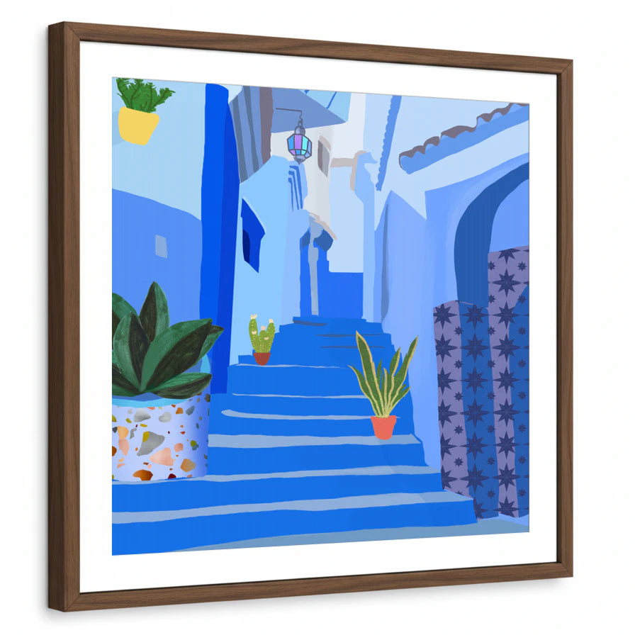 framed-print-brown-walnut-matted
