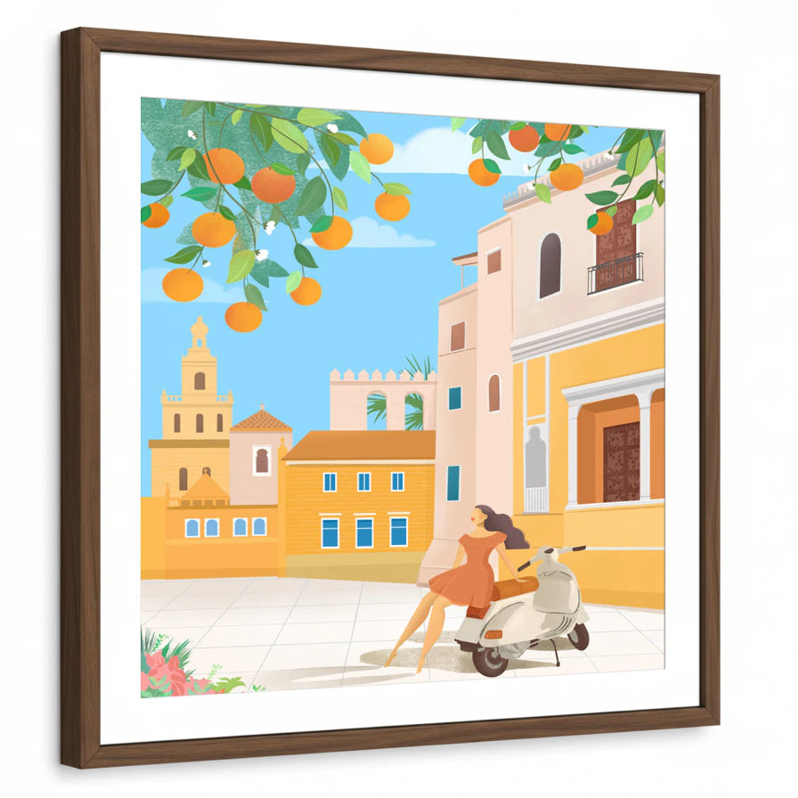 framed-print-brown-walnut-matted