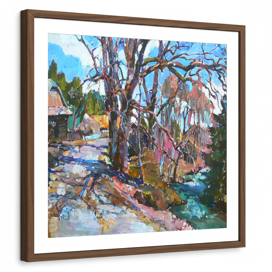 framed-print-brown-walnut-matted