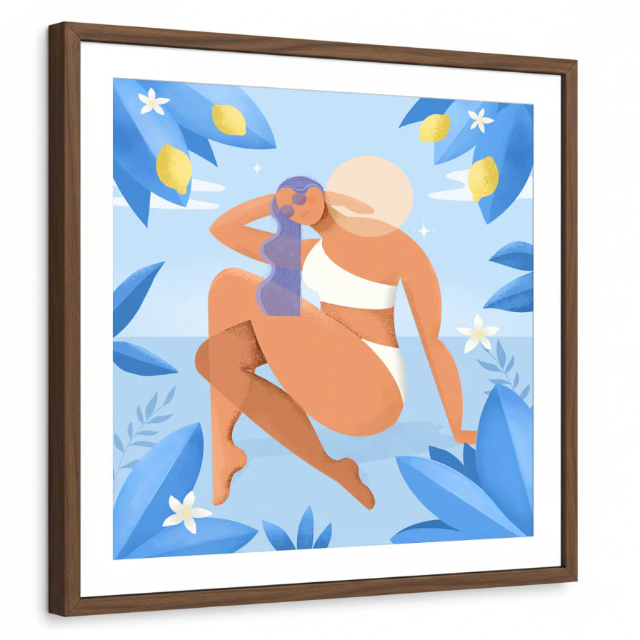 framed-print-brown-walnut-matted