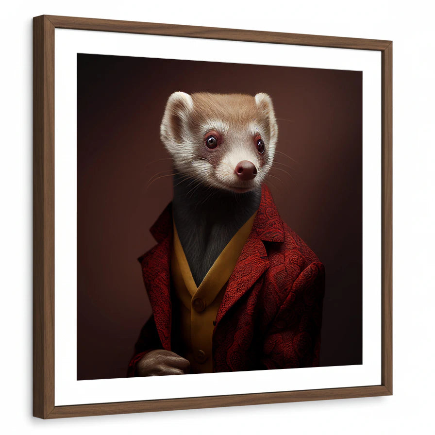 framed-print-brown-walnut-matted