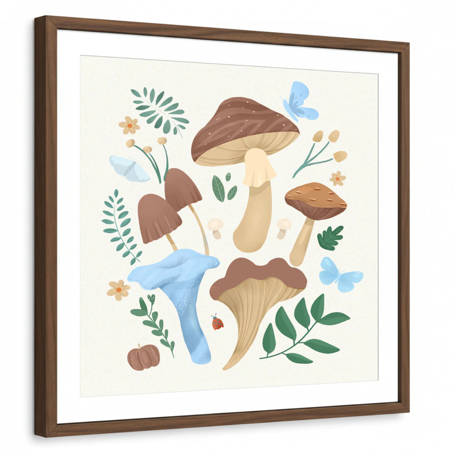 framed-print-brown-walnut-matted