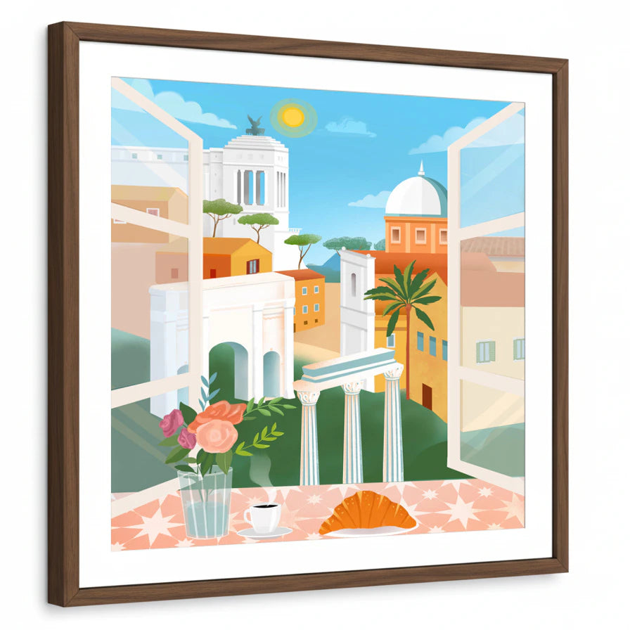 framed-print-brown-walnut-matted