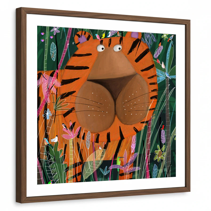 framed-print-brown-walnut-matted