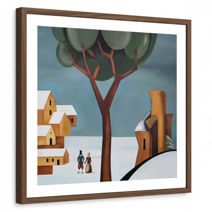 framed-print-brown-walnut-matted