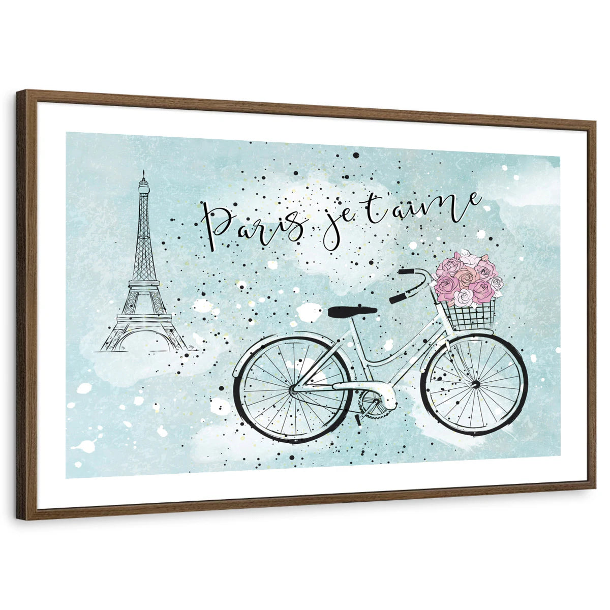 framed-print-brown-walnut-white-border