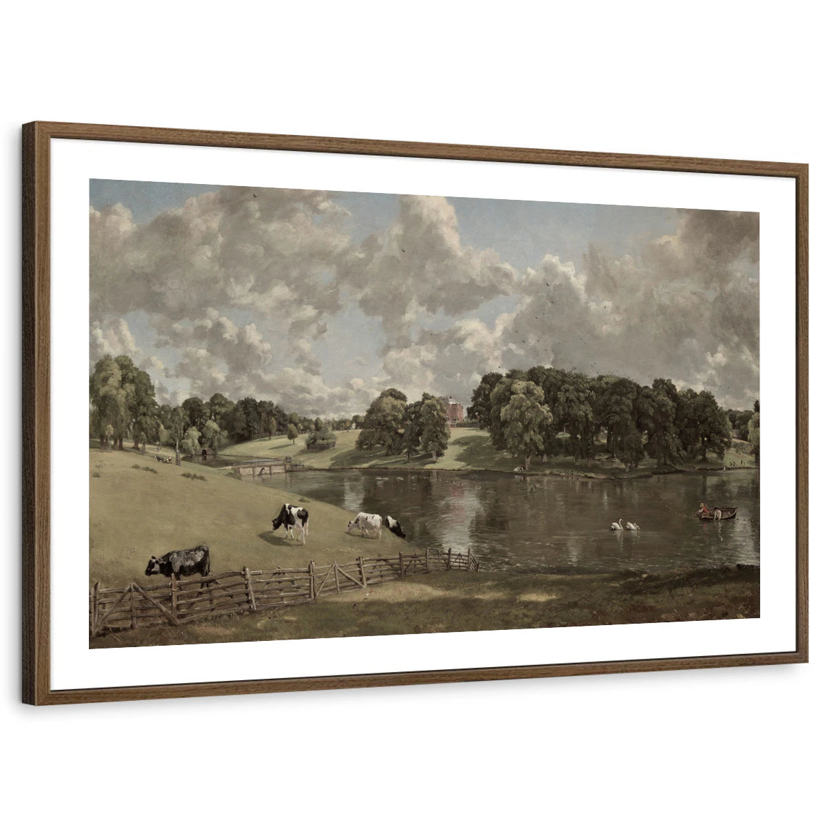 framed-print-brown-walnut-white-border