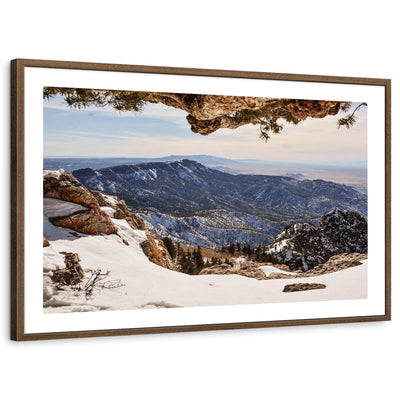 framed-print-brown-walnut-white-border