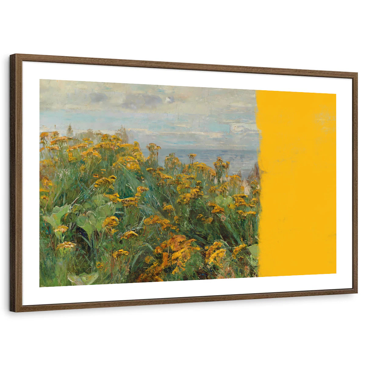 framed-print-brown-walnut-white-border