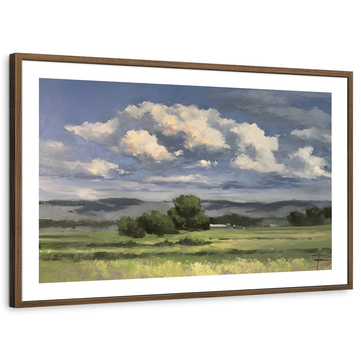 framed-print-brown-walnut-white-border