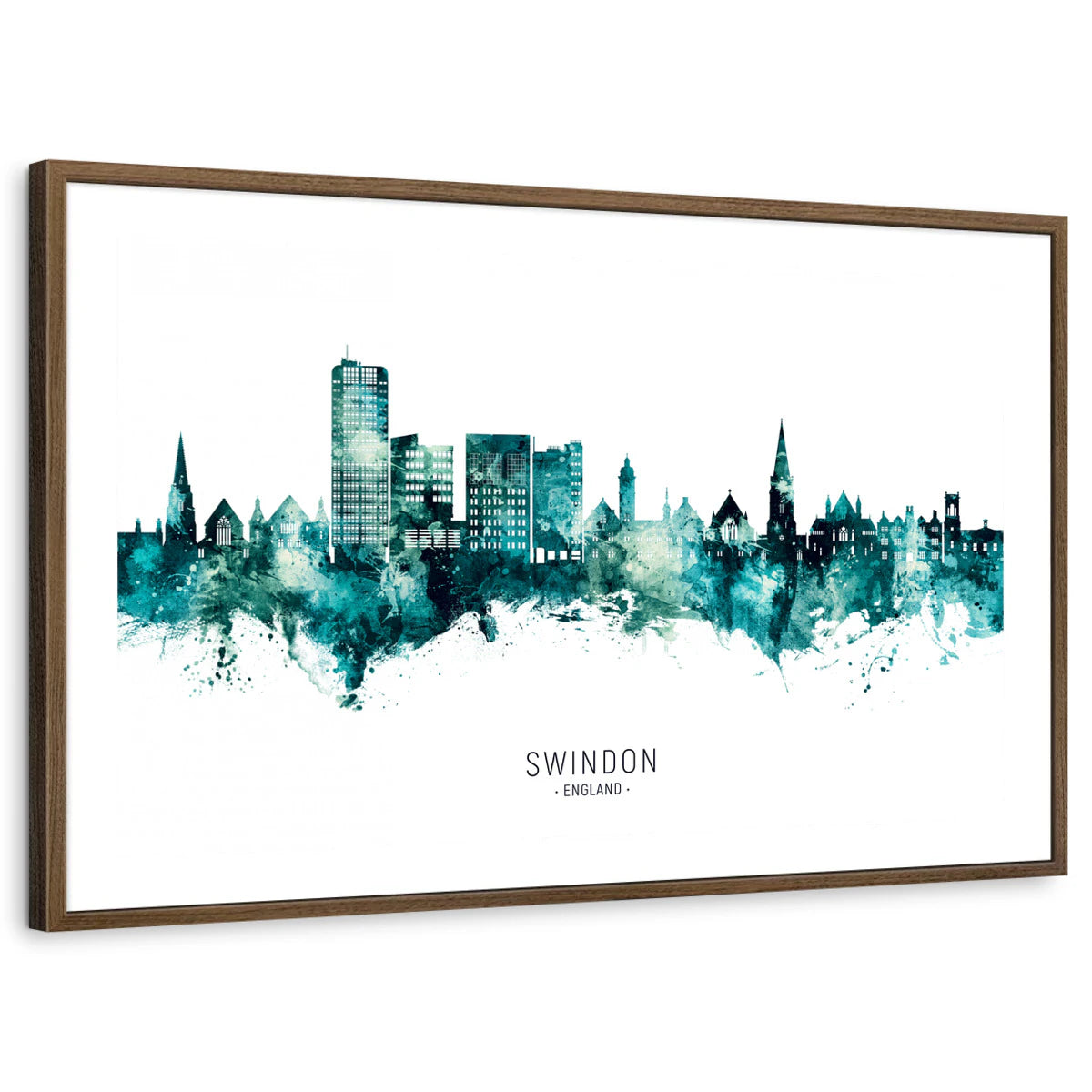 framed-print-brown-walnut-white-border