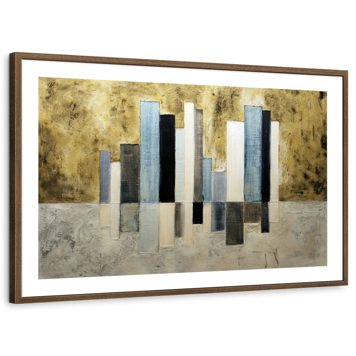 framed-print-brown-walnut-white-border