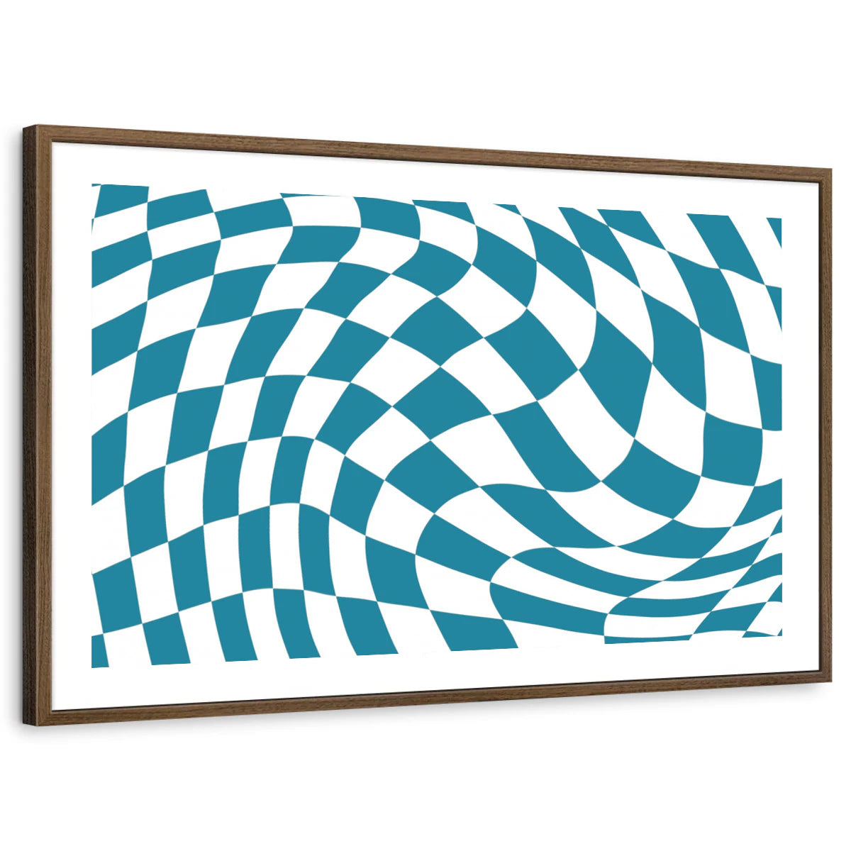 framed-print-brown-walnut-white-border