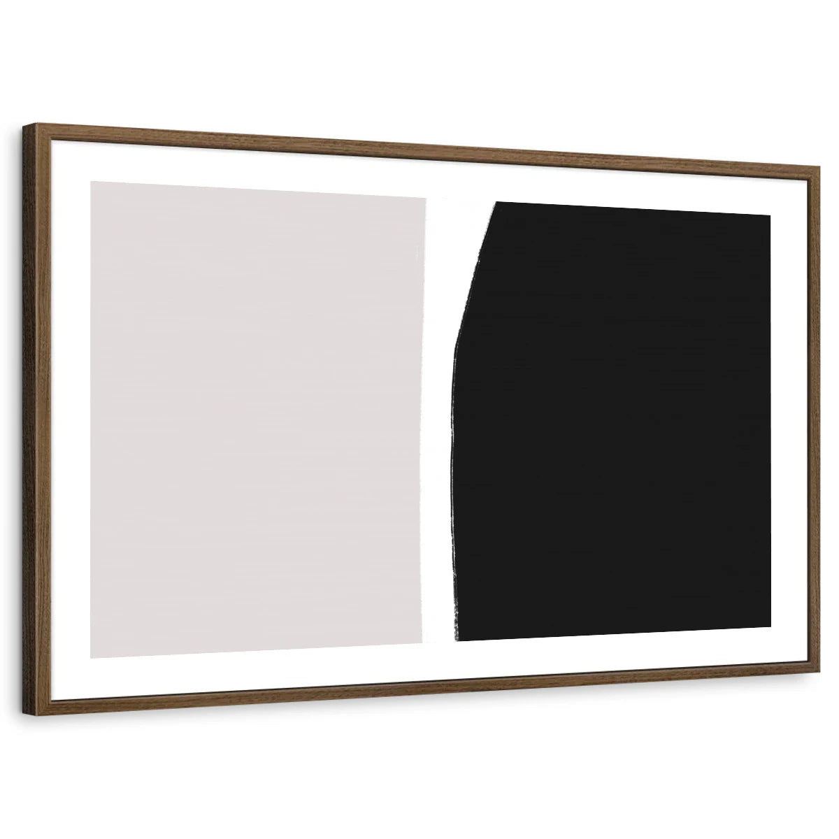 framed-print-brown-walnut-white-border