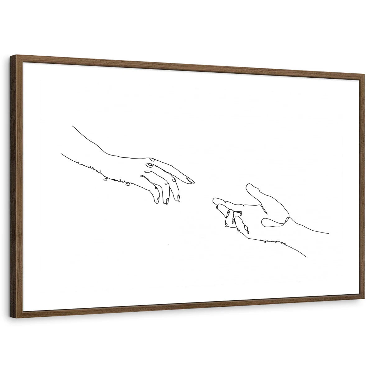 framed-print-brown-walnut-white-border