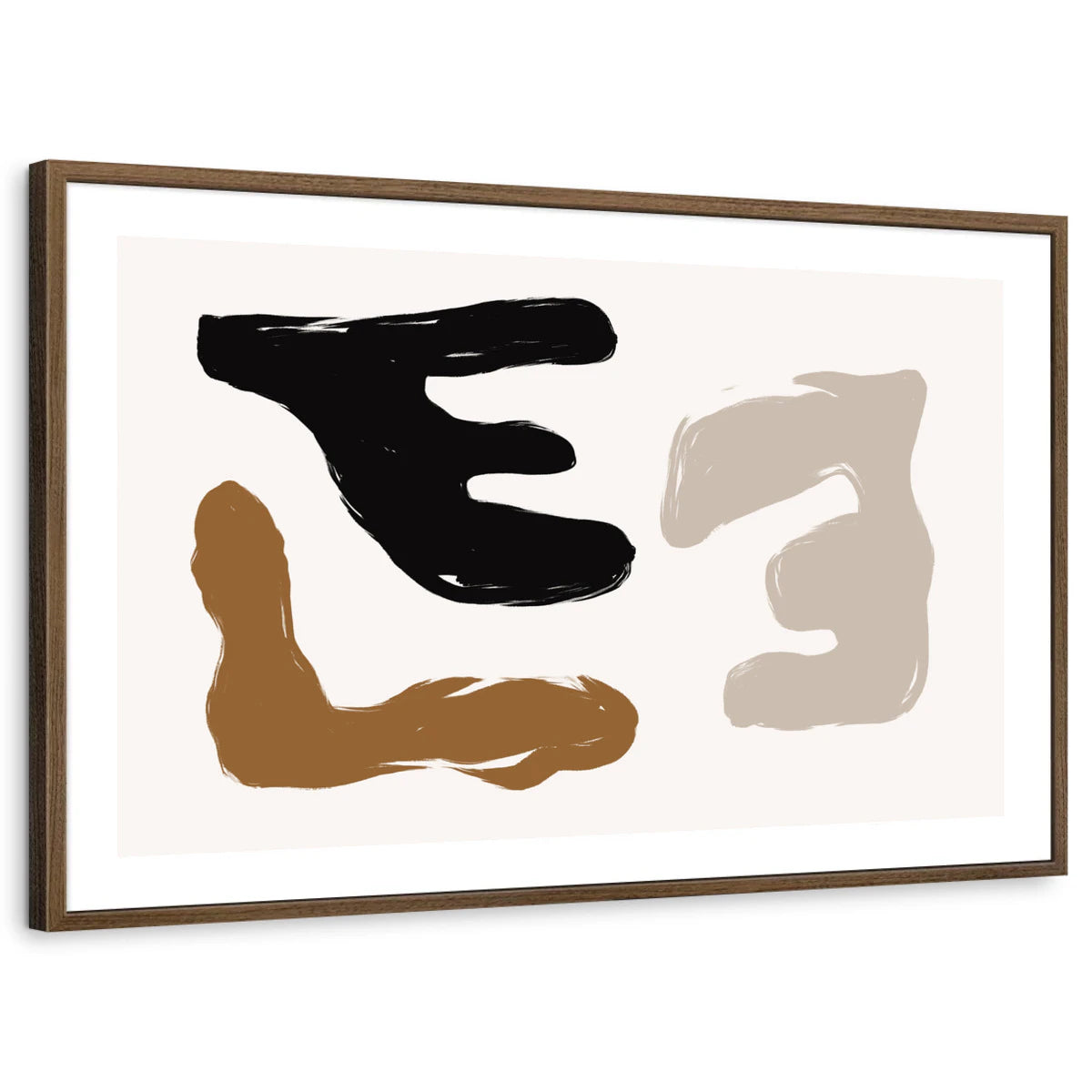 framed-print-brown-walnut-white-border