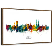framed-print-brown-walnut-white-border