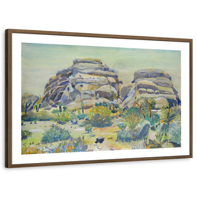 framed-print-brown-walnut-white-border