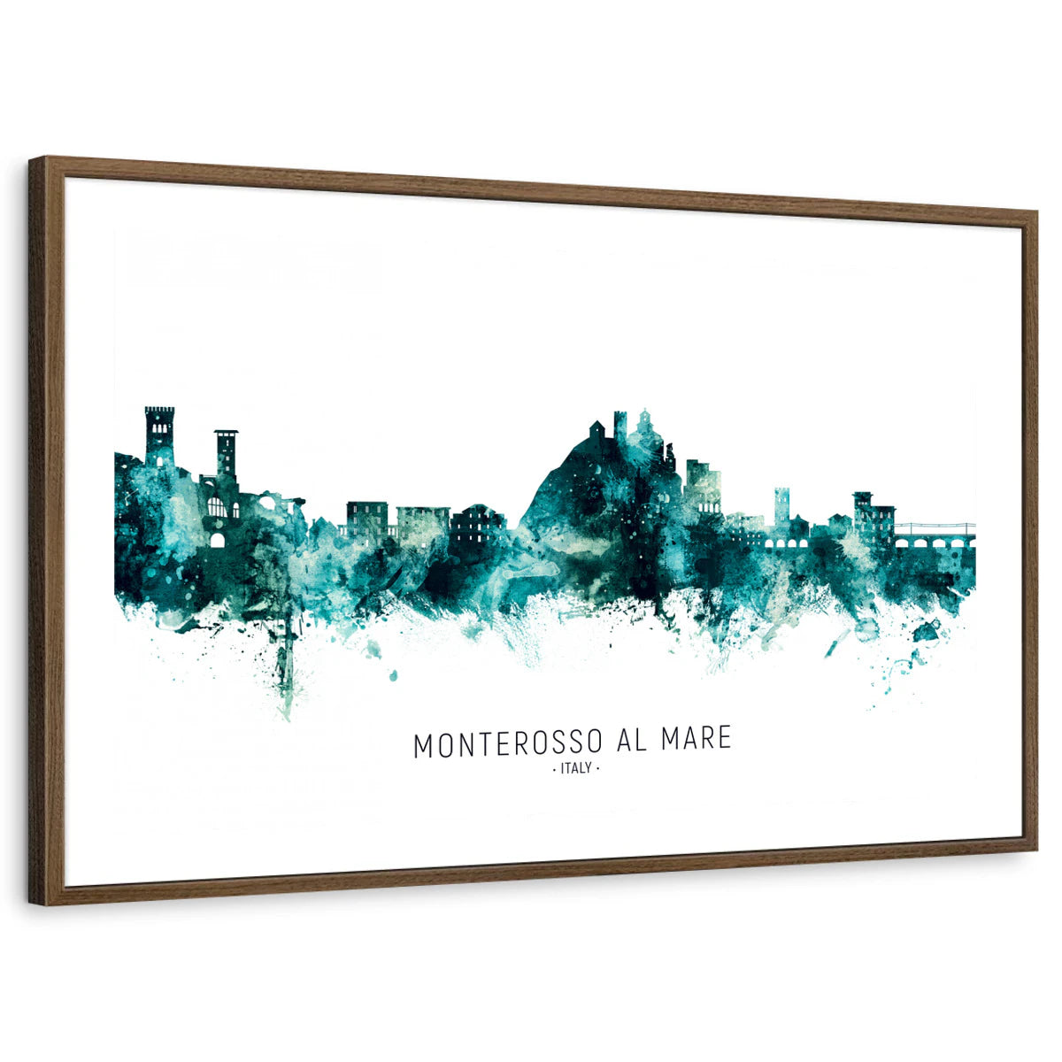 framed-print-brown-walnut-white-border