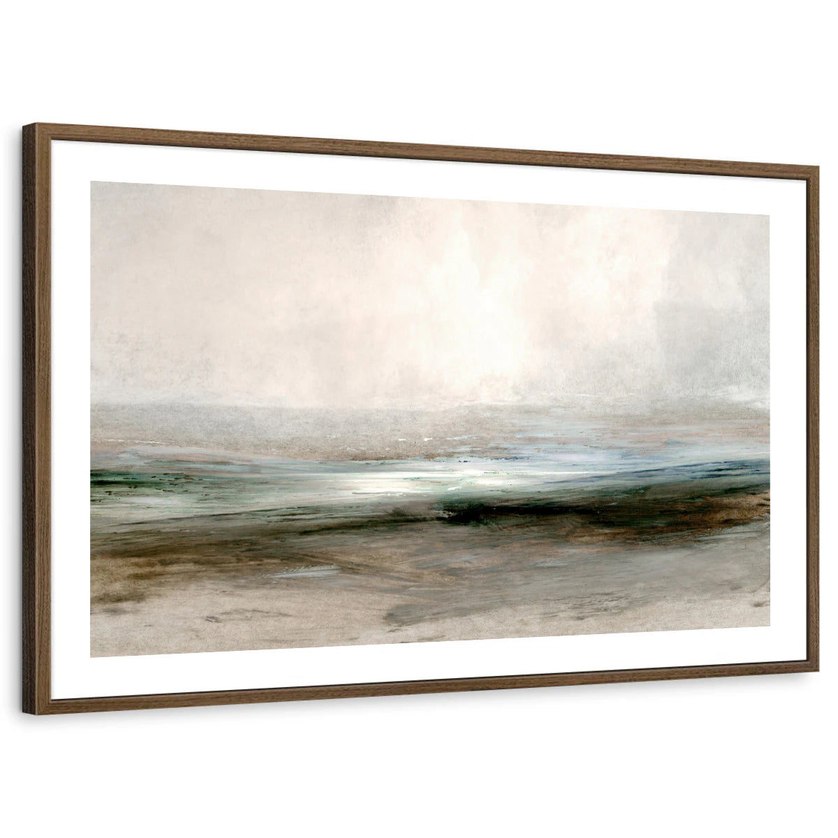 framed-print-brown-walnut-white-border
