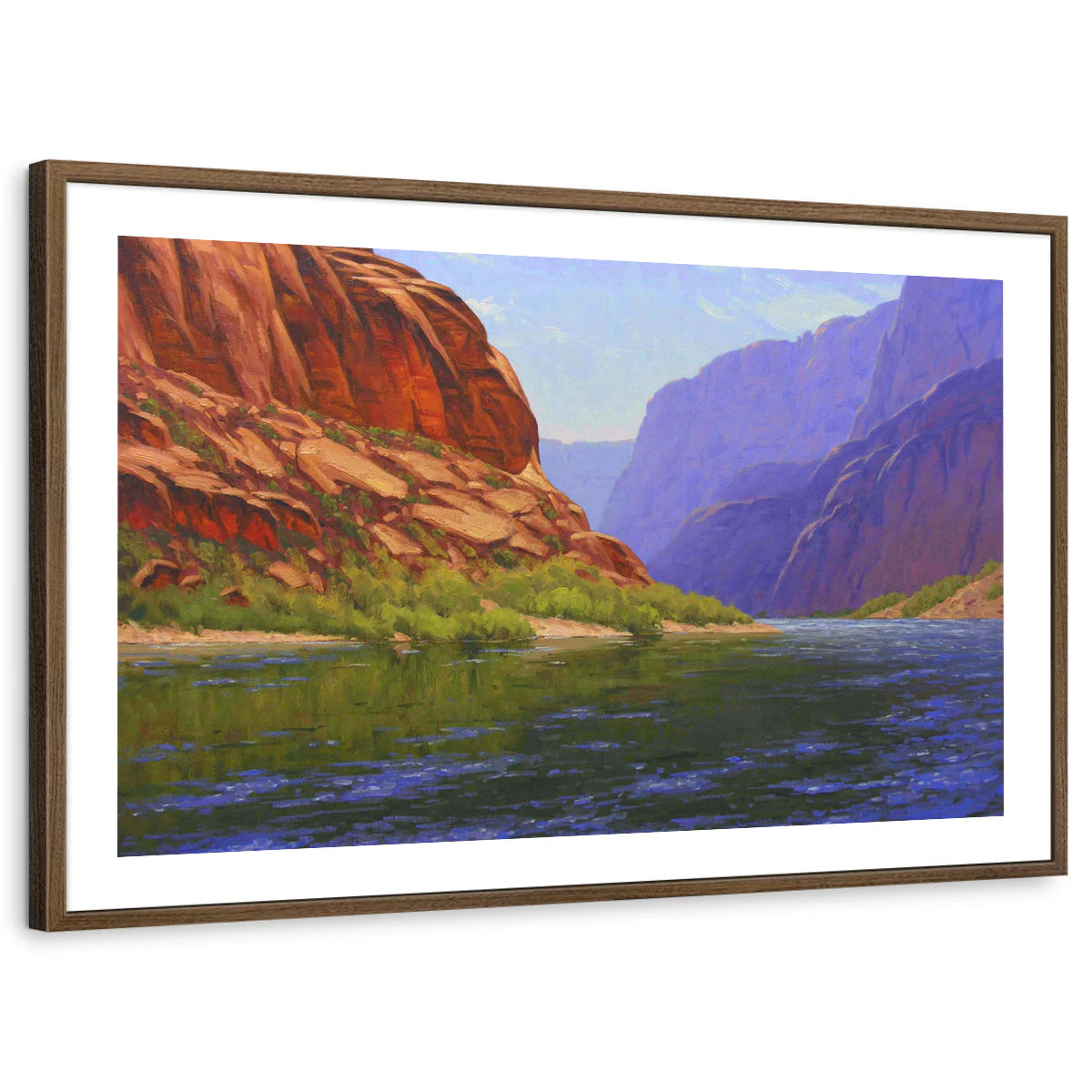 framed-print-brown-walnut-white-border