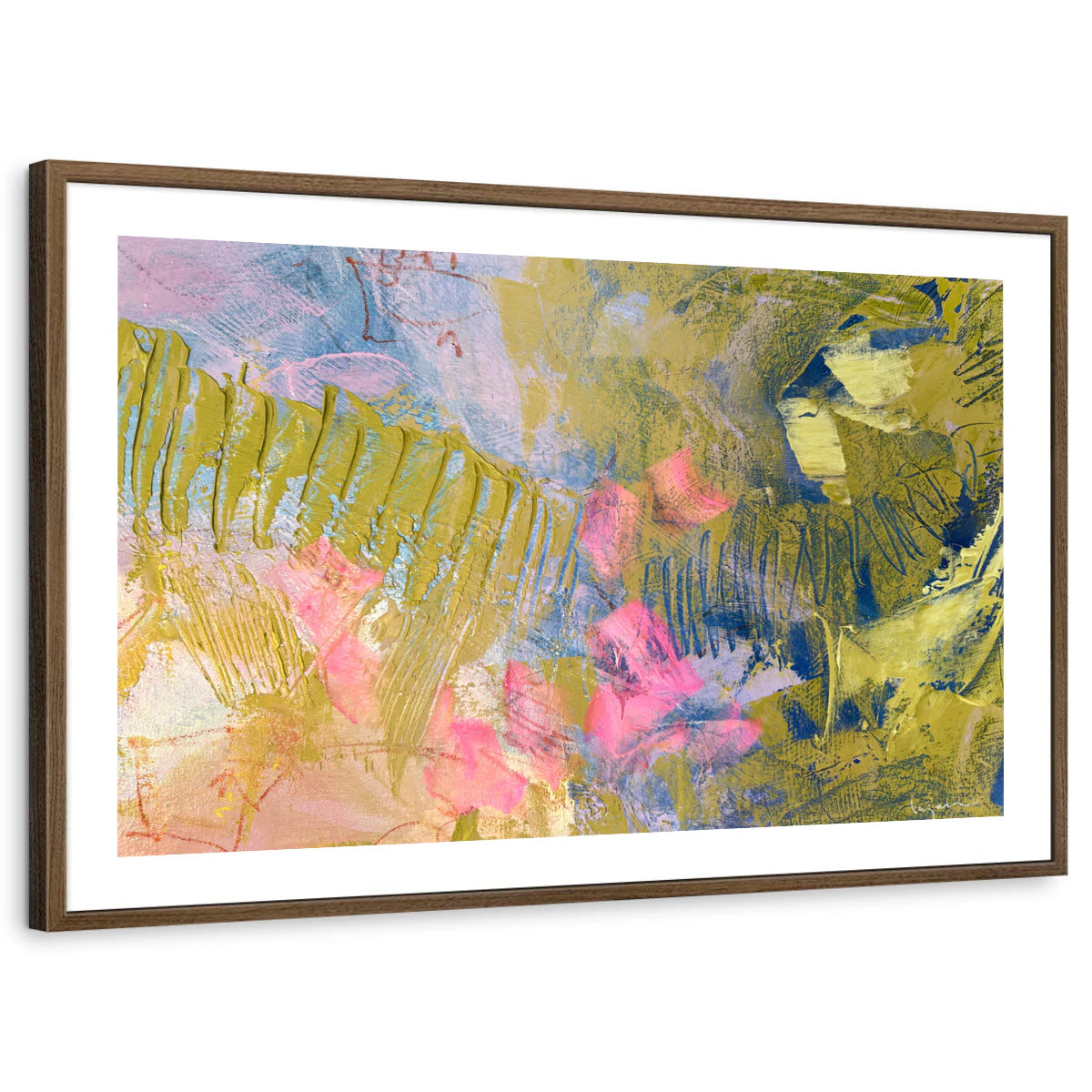 framed-print-brown-walnut-white-border