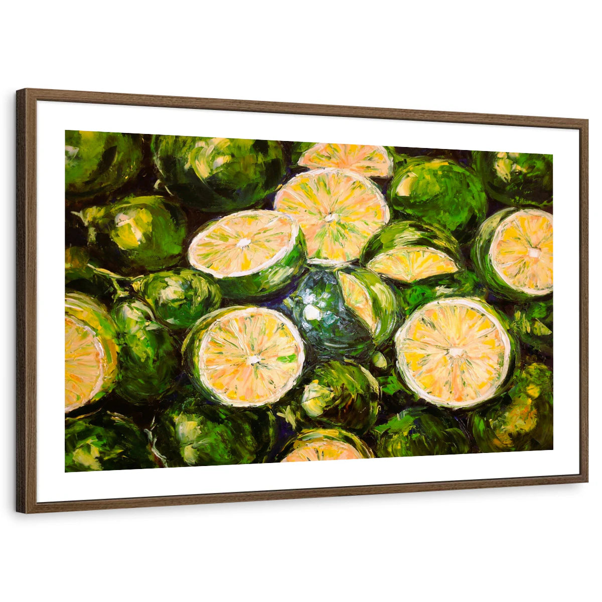 framed-print-brown-walnut-white-border