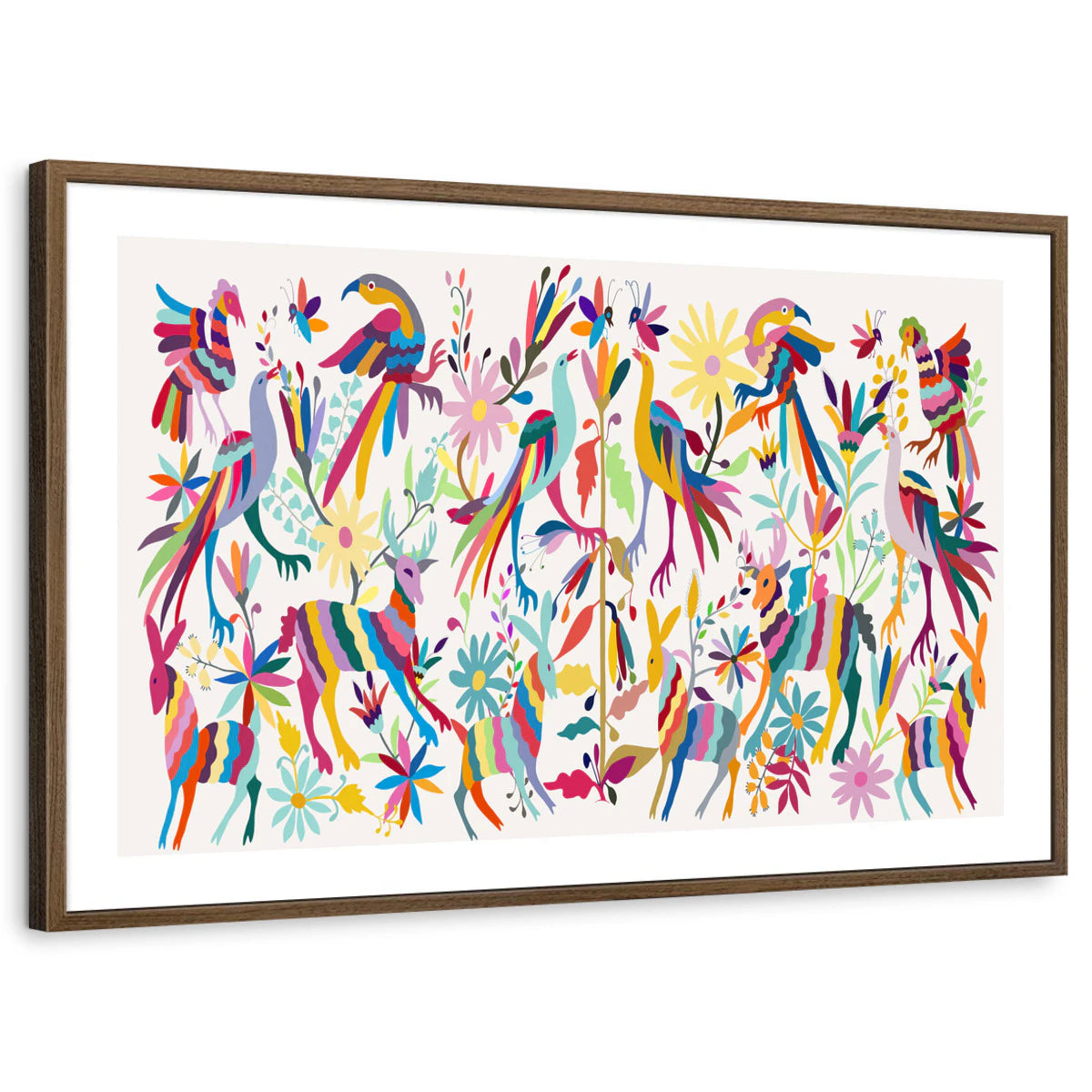 framed-print-brown-walnut-white-border