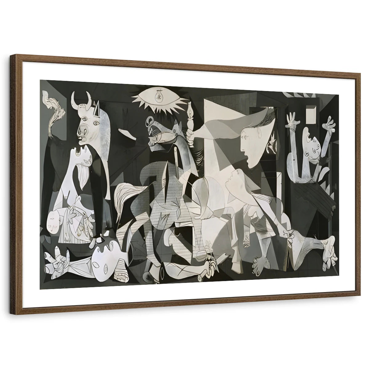framed-print-brown-walnut-white-border
