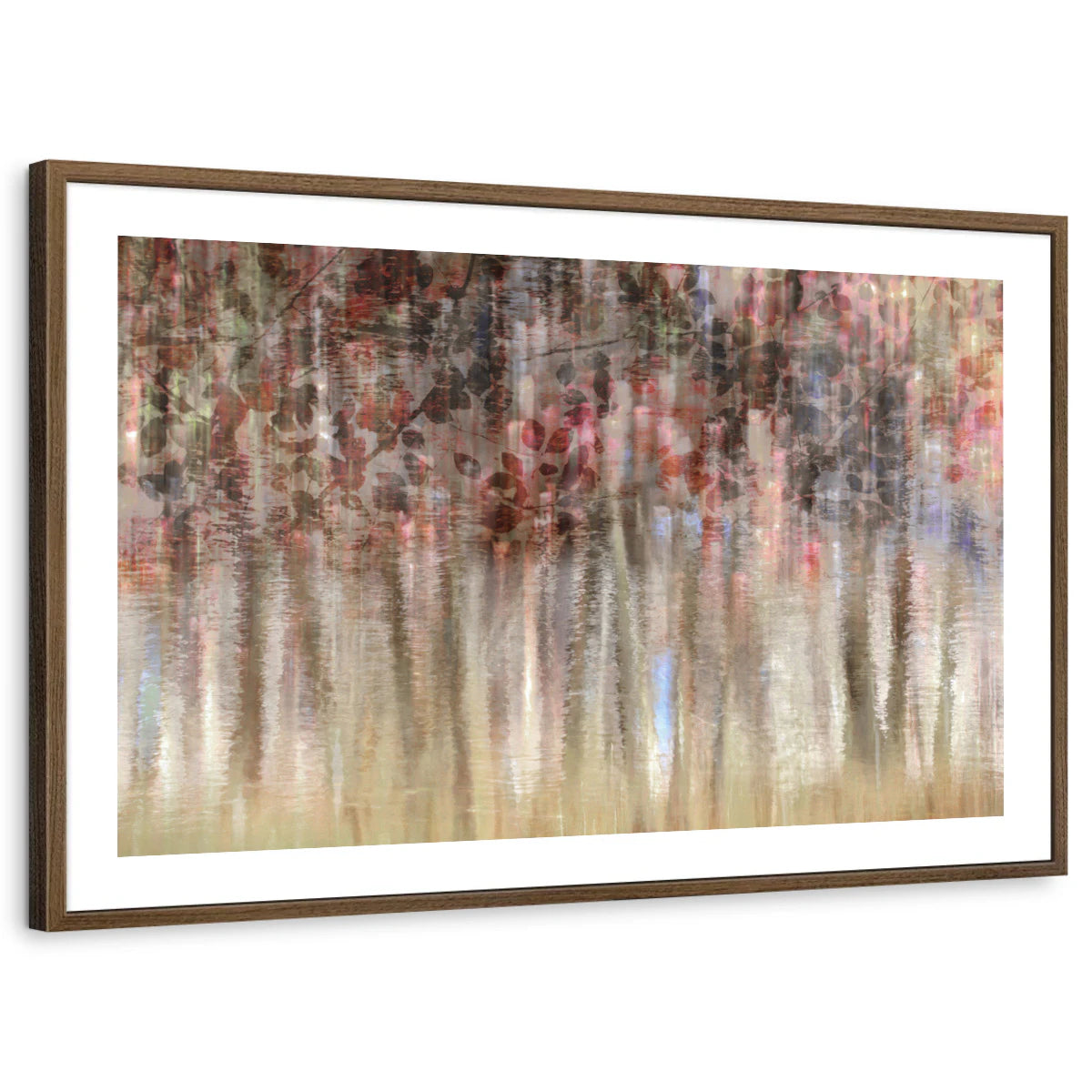 framed-print-brown-walnut-white-border