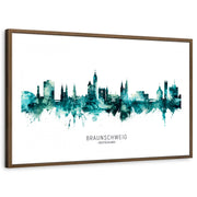 framed-print-brown-walnut-white-border