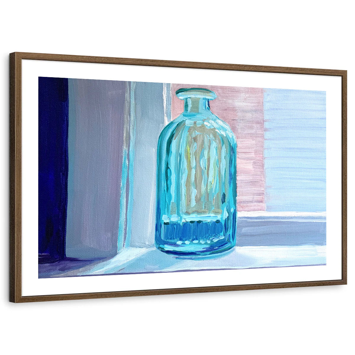 framed-print-brown-walnut-white-border