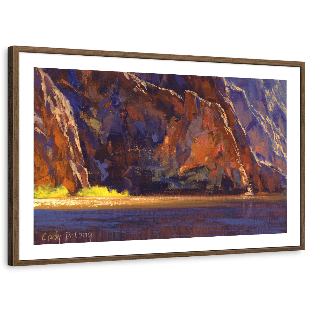 framed-print-brown-walnut-white-border