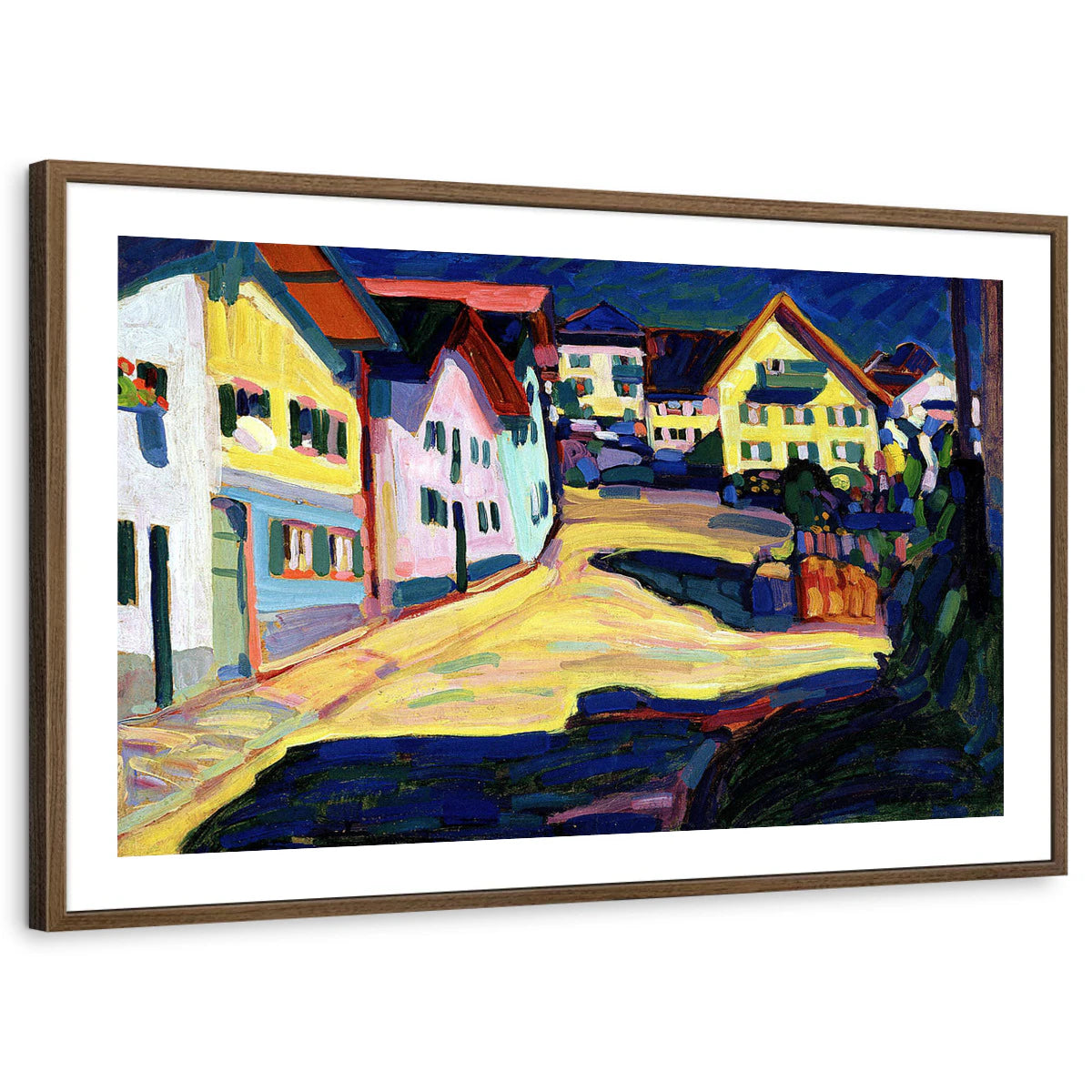 framed-print-brown-walnut-white-border