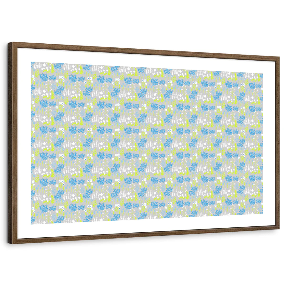 framed-print-brown-walnut-white-border