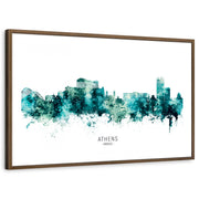 framed-print-brown-walnut-white-border
