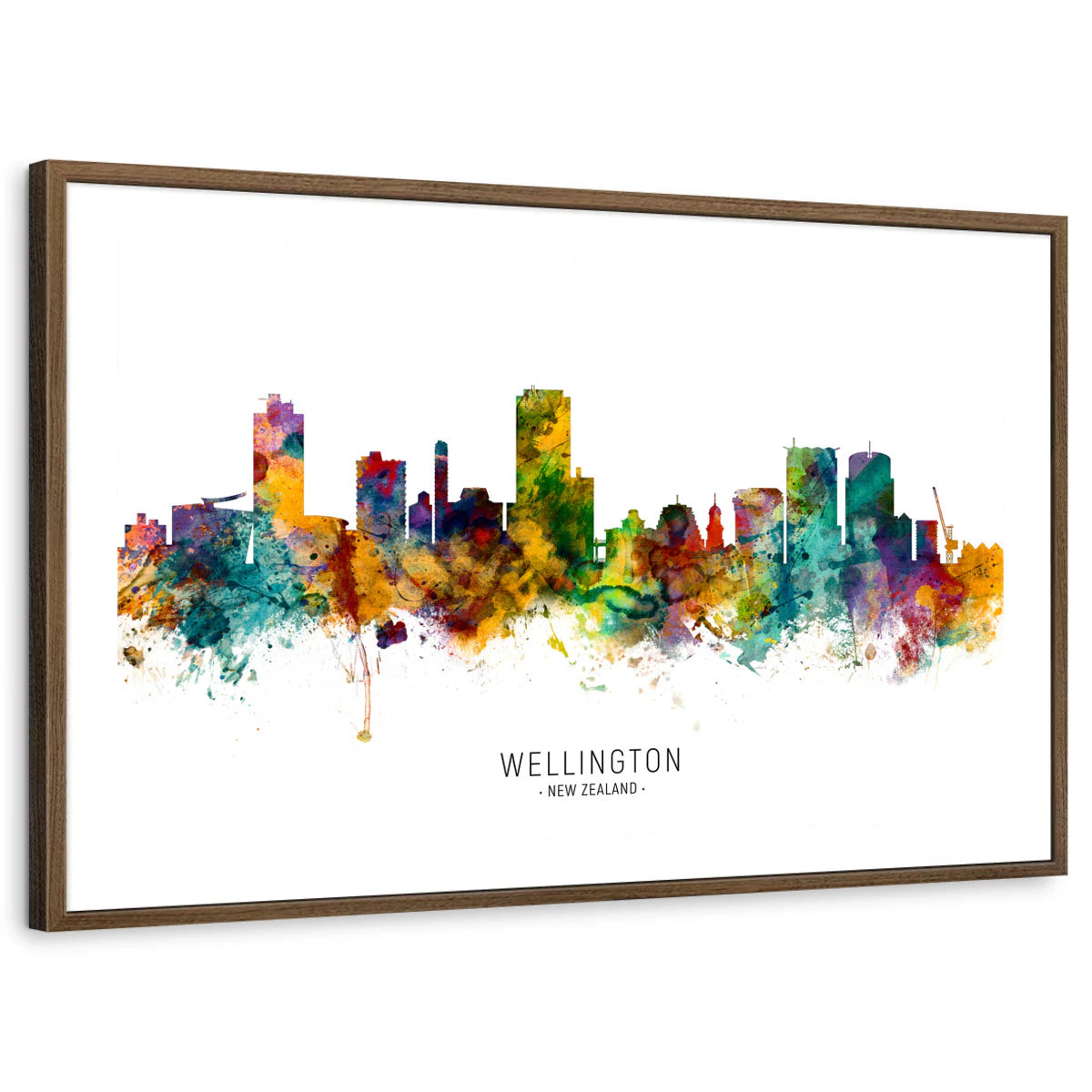 framed-print-brown-walnut-white-border