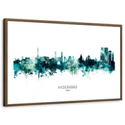 framed-print-brown-walnut-white-border