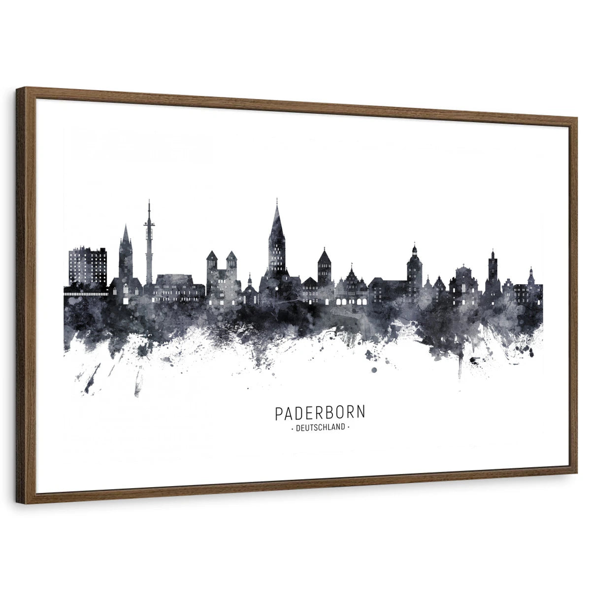 framed-print-brown-walnut-white-border