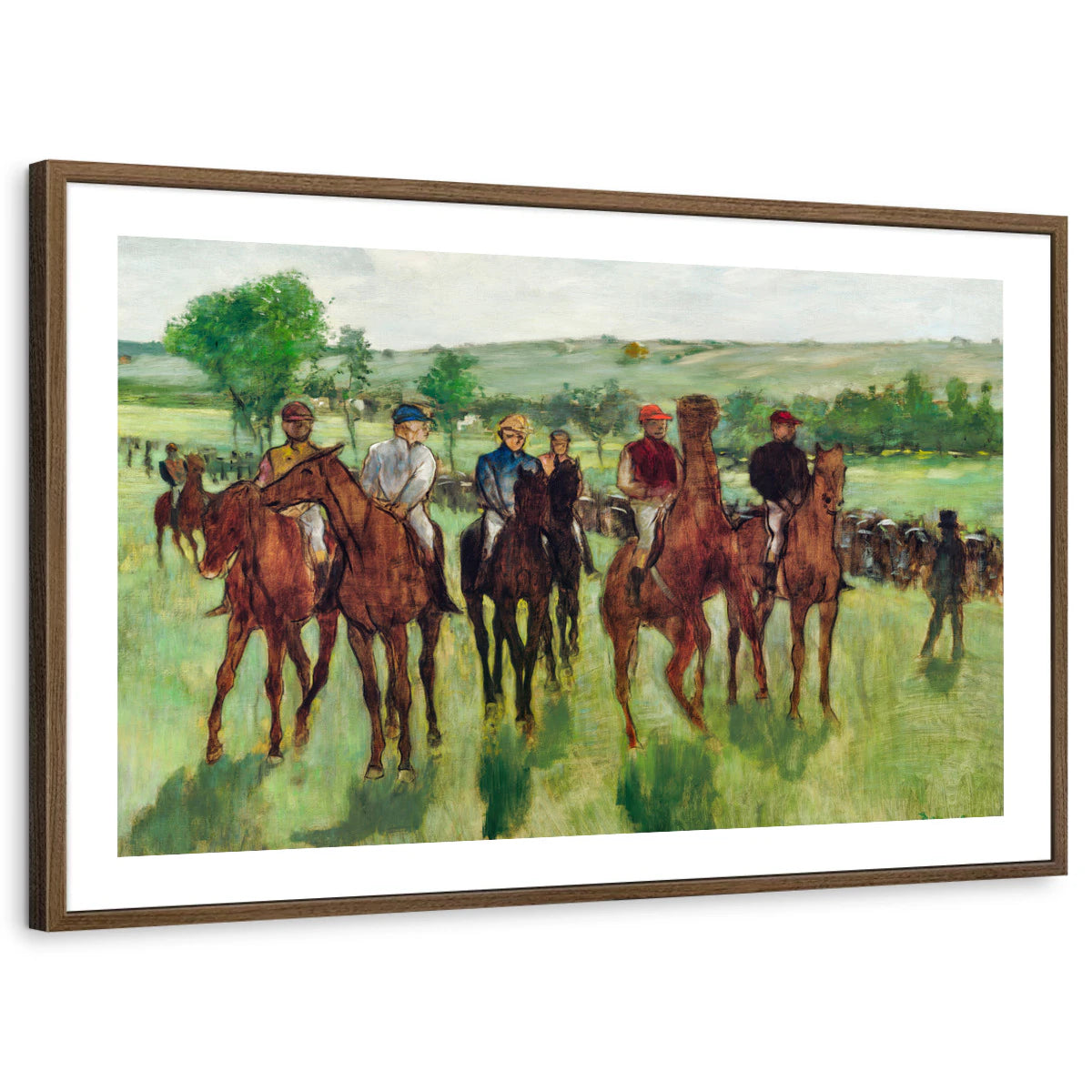 framed-print-brown-walnut-white-border