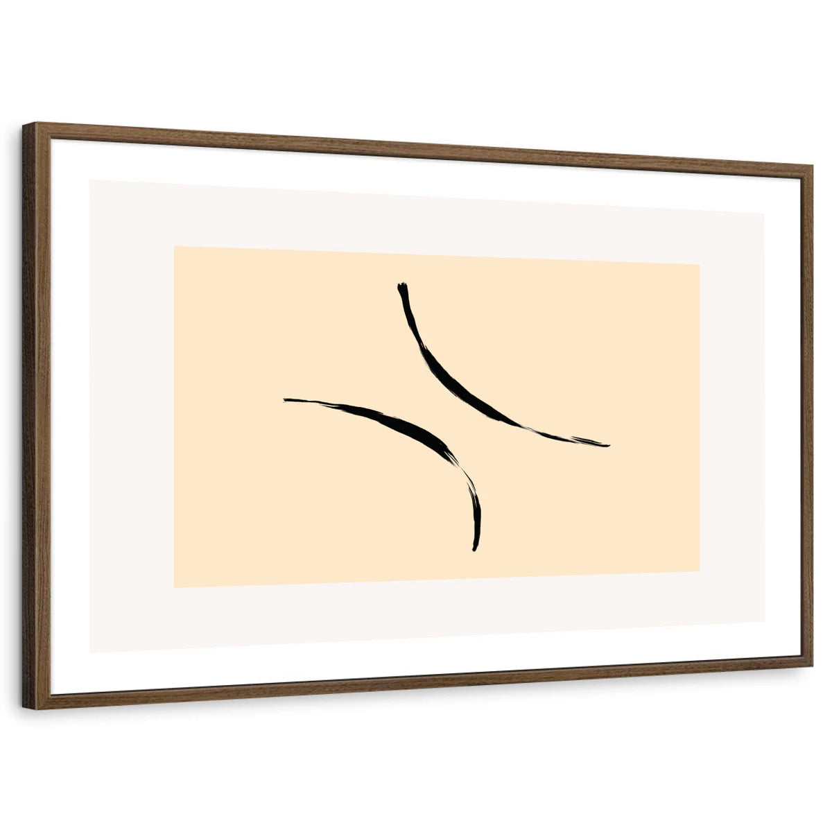 framed-print-brown-walnut-white-border