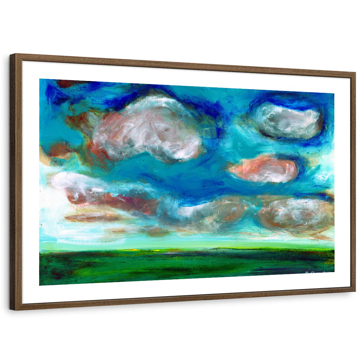 framed-print-brown-walnut-white-border