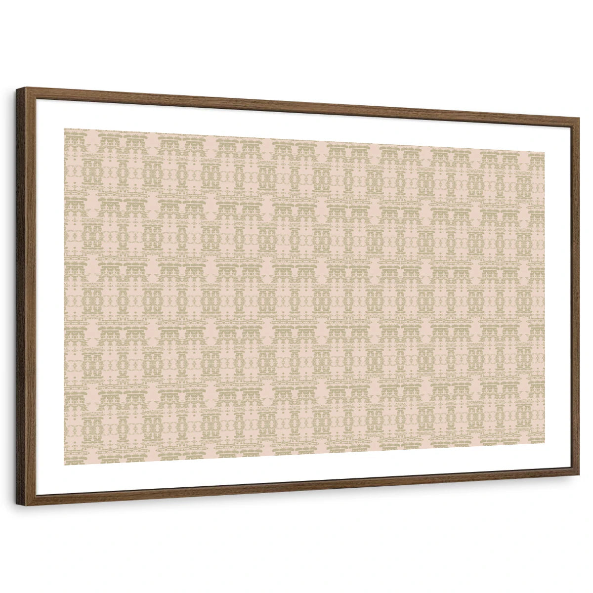 framed-print-brown-walnut-white-border