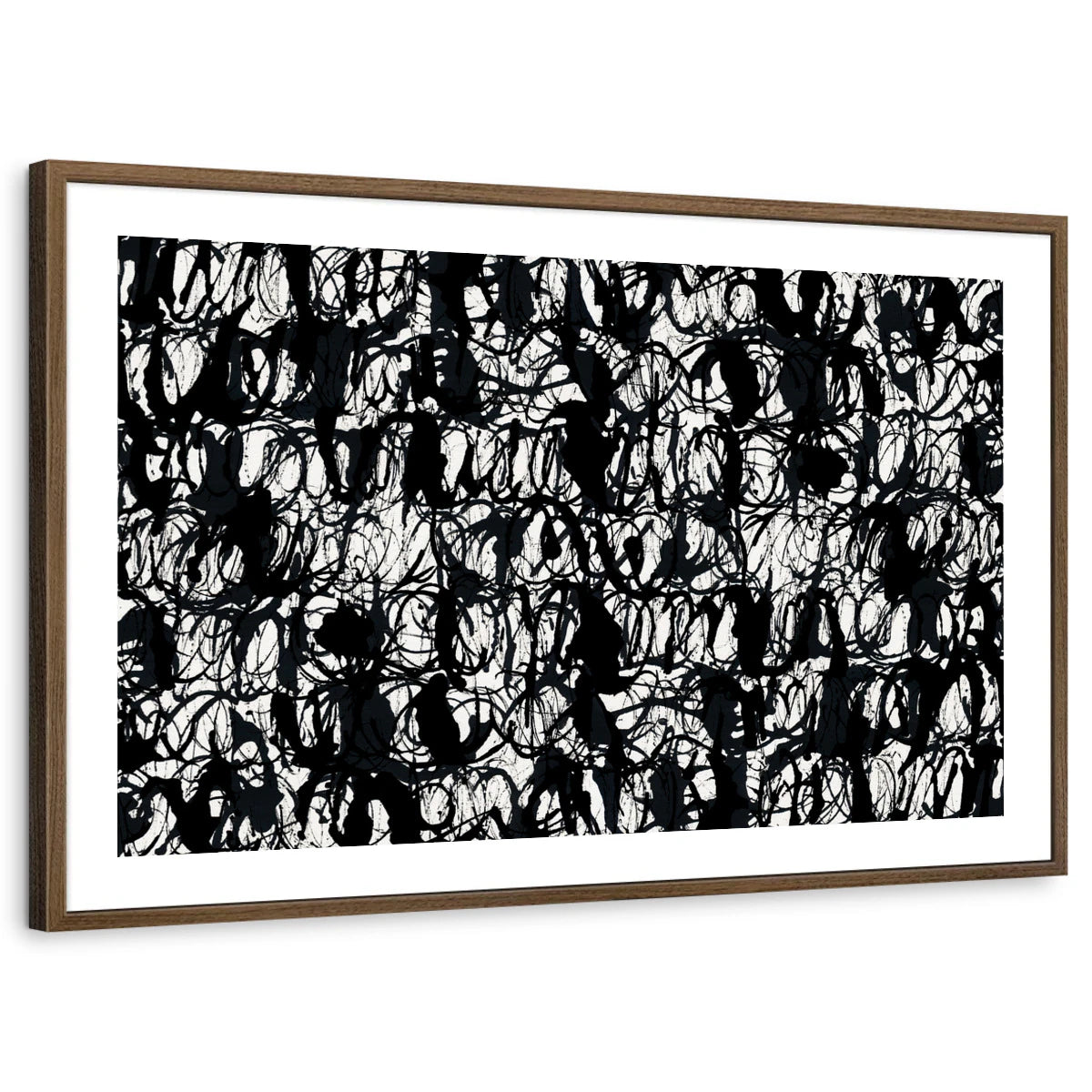 framed-print-brown-walnut-white-border