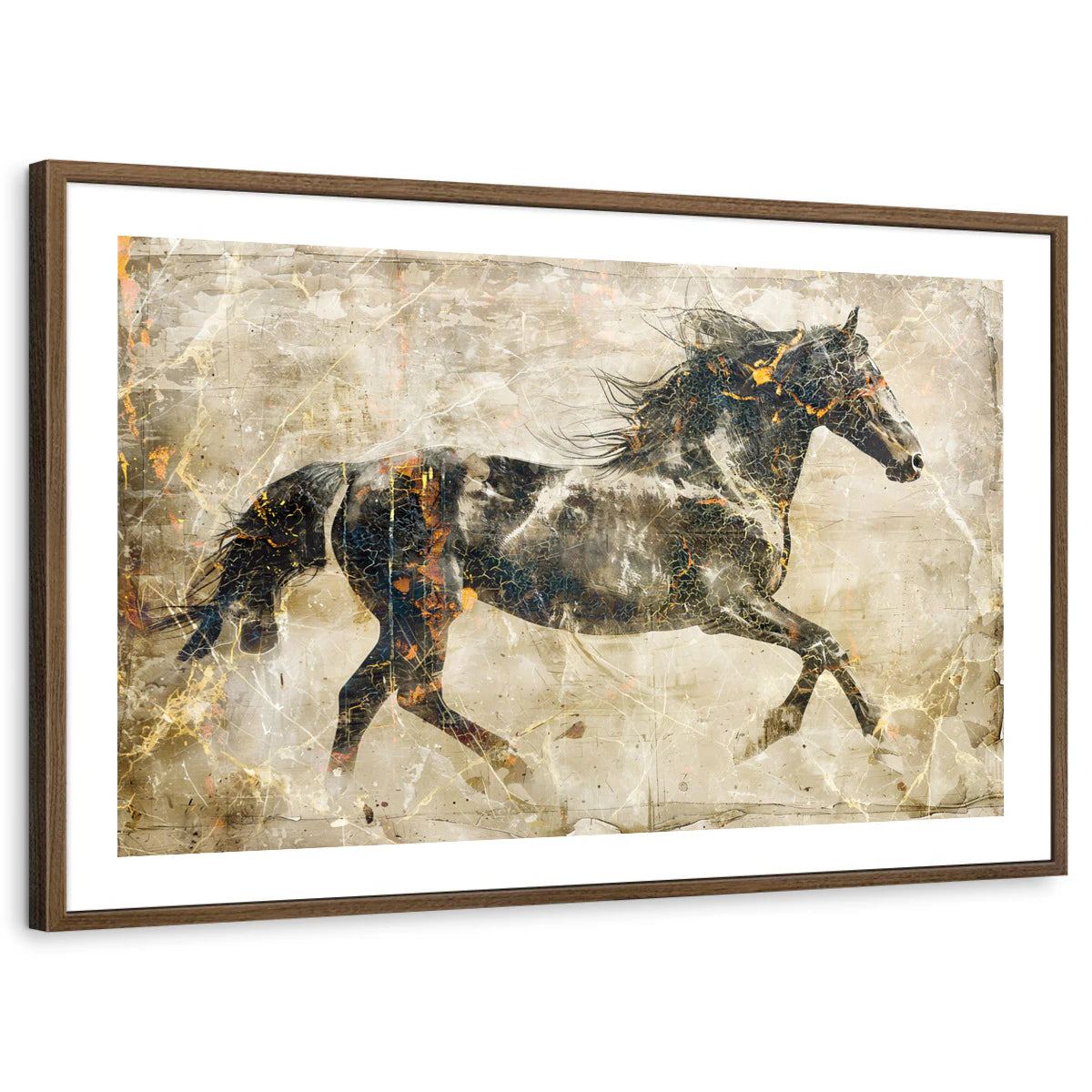 framed-print-brown-walnut-white-border
