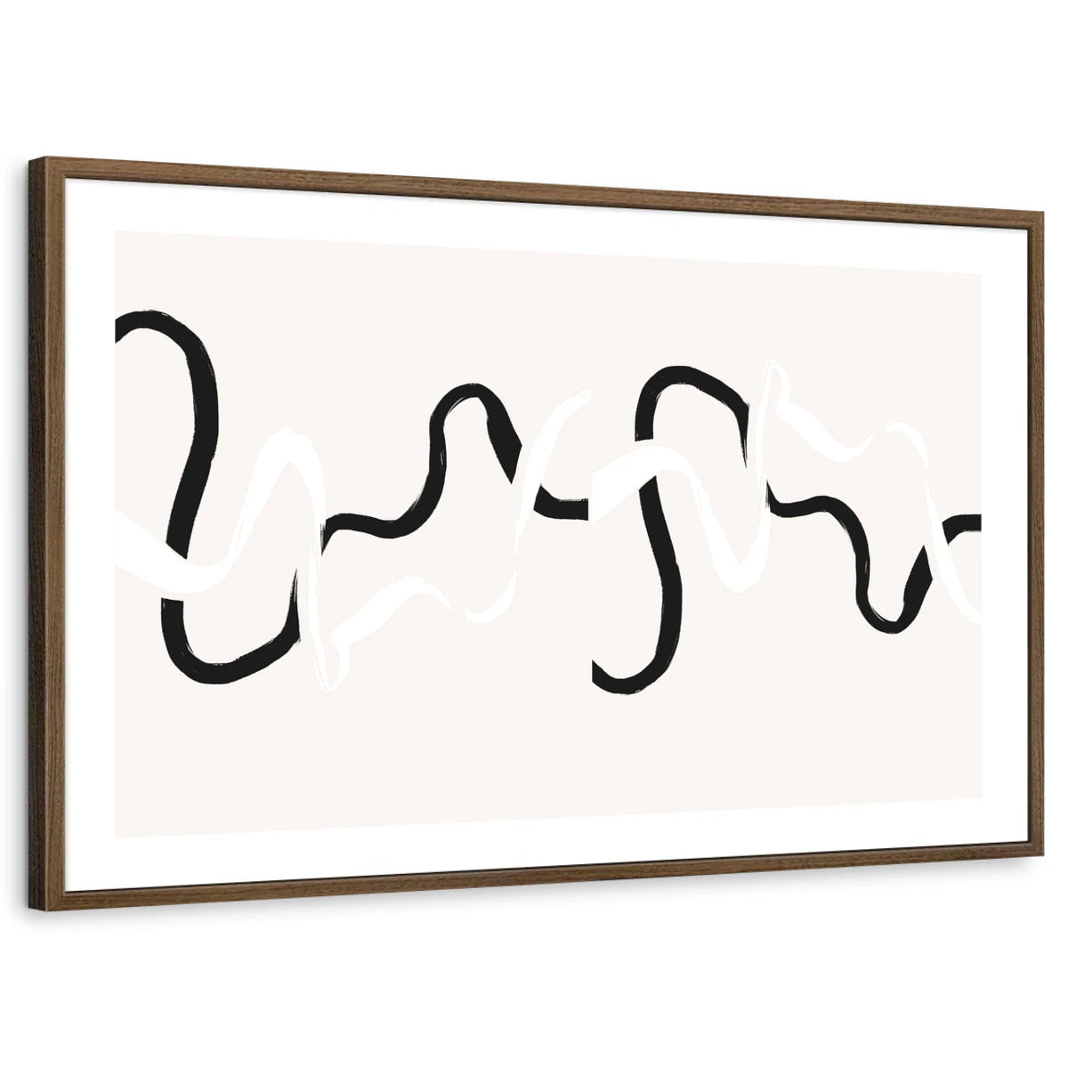 framed-print-brown-walnut-white-border