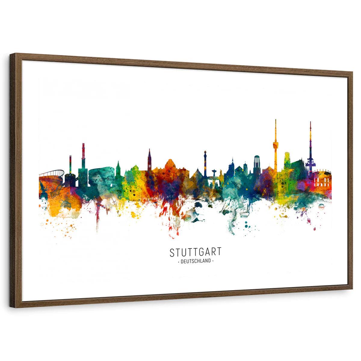 framed-print-brown-walnut-white-border